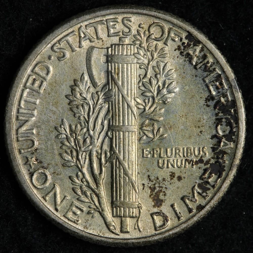 1929 Mercury Silver Dime BU *UNCIRCULATED* MS E233 WING