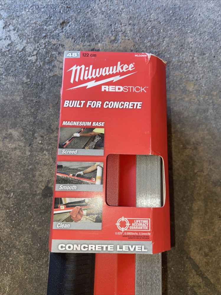 Milwaukee 72" REDSTICK Concrete Level (MLCON72)