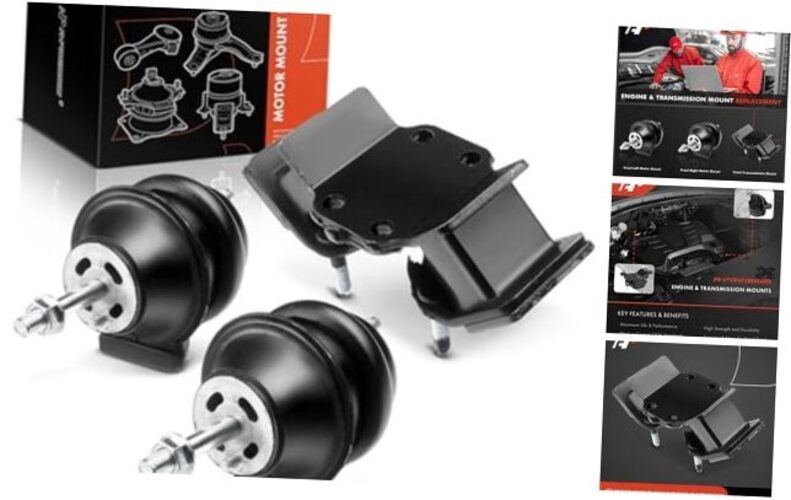 3PCS Engine Motor Mount and Transmission Mount Set Compatible with Lexus