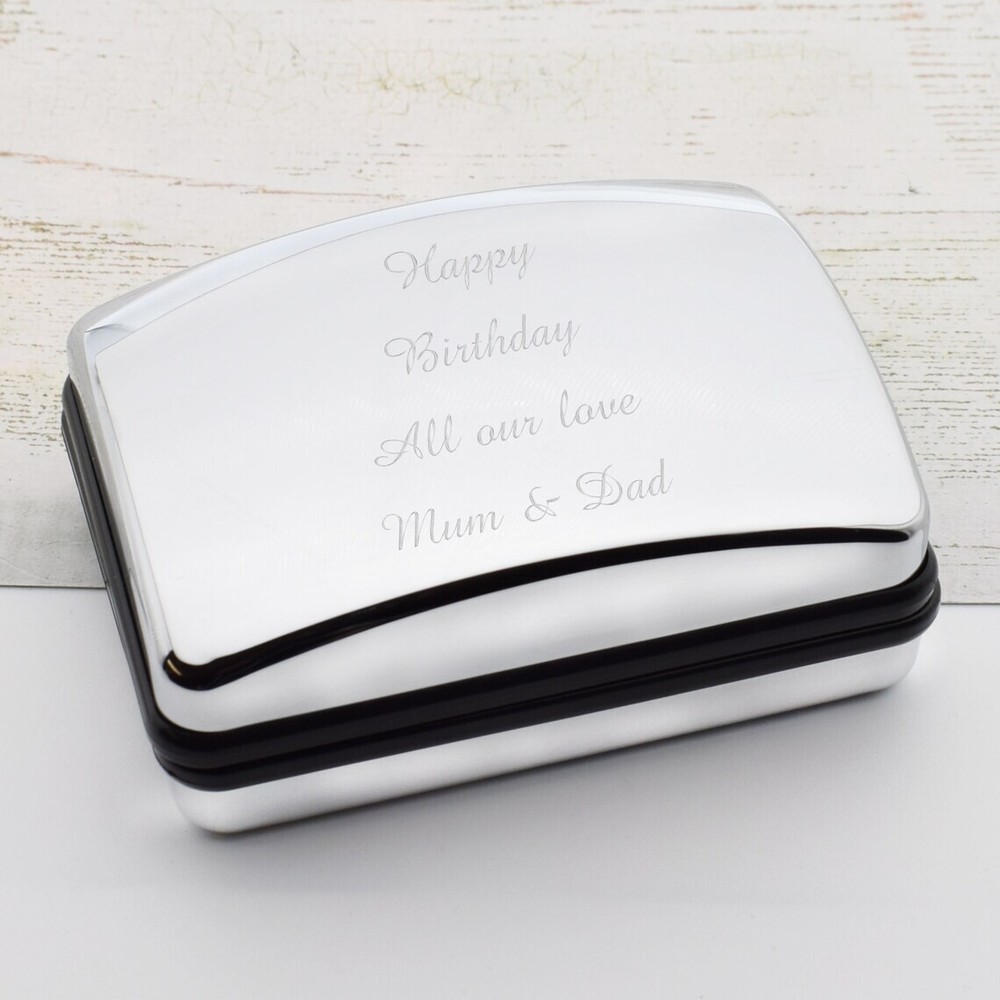 Seagull Cufflinks Presented in a Personalised Engraved Box