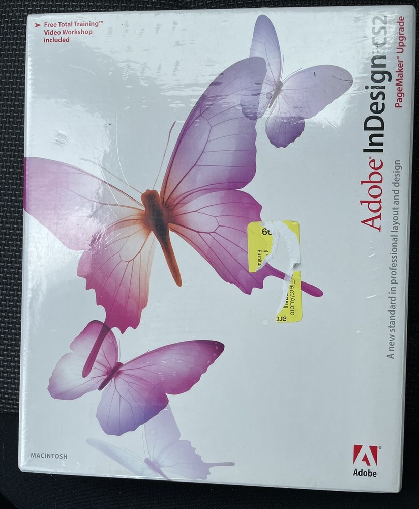 CS2 Adobe InDesign for Macintosh Professional Pagemaker Upgrade New & Sealed