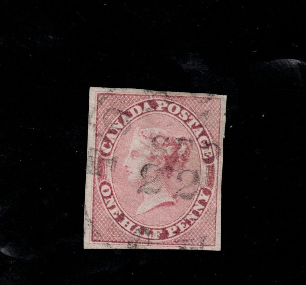 Canada #8 Very Fine Rare Dated Used Example **With Certificate**
