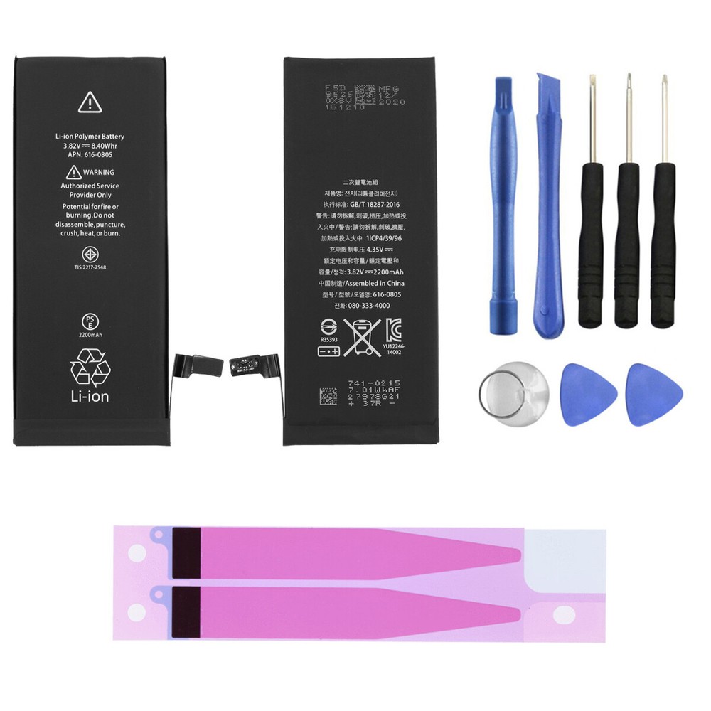 Extended Capacity Battery Replacement For iPhone 6+TOOLS 2200mAh