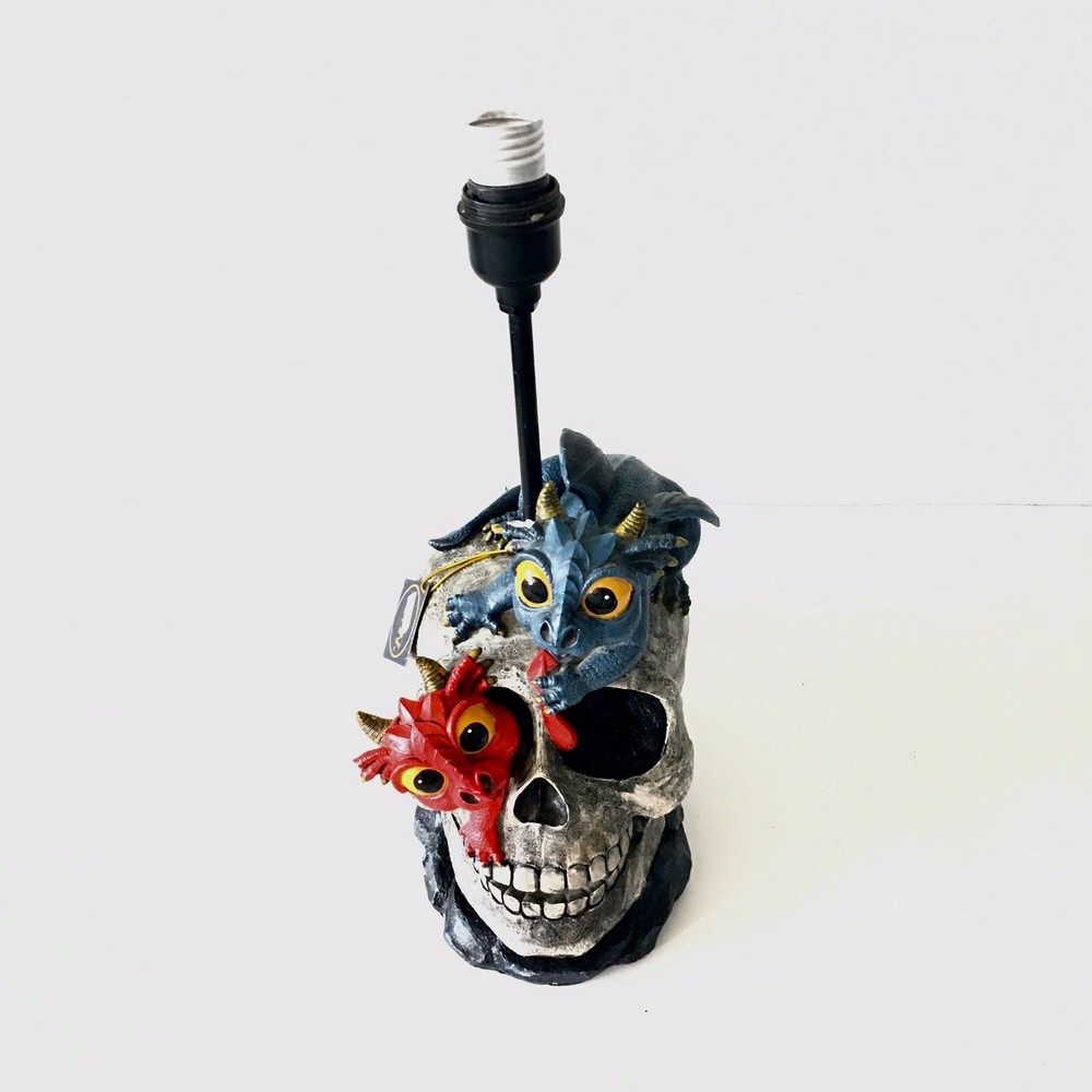 Mischief & Magic - Collectible Ruby & Brimstone 14” Table Lamp