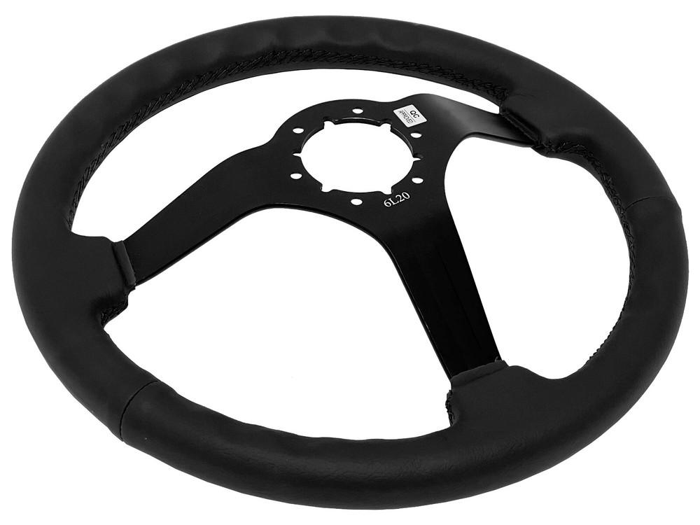 1969-94 Firebird Steering Wheel Solid Black Steering Wheel Kit, Gold Emblem