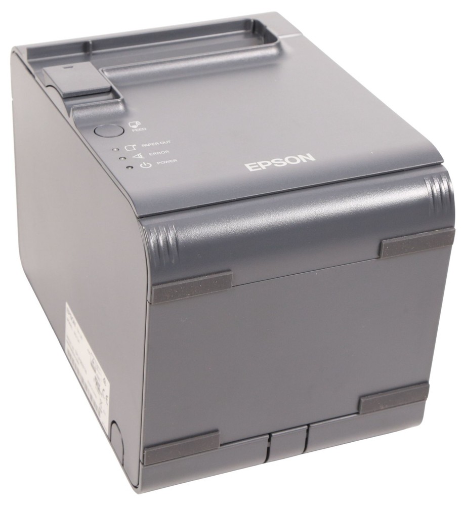 Epson TM-L90 Label Receipt Printer; E04 Ethernet Interface, Dark Grey (New)
