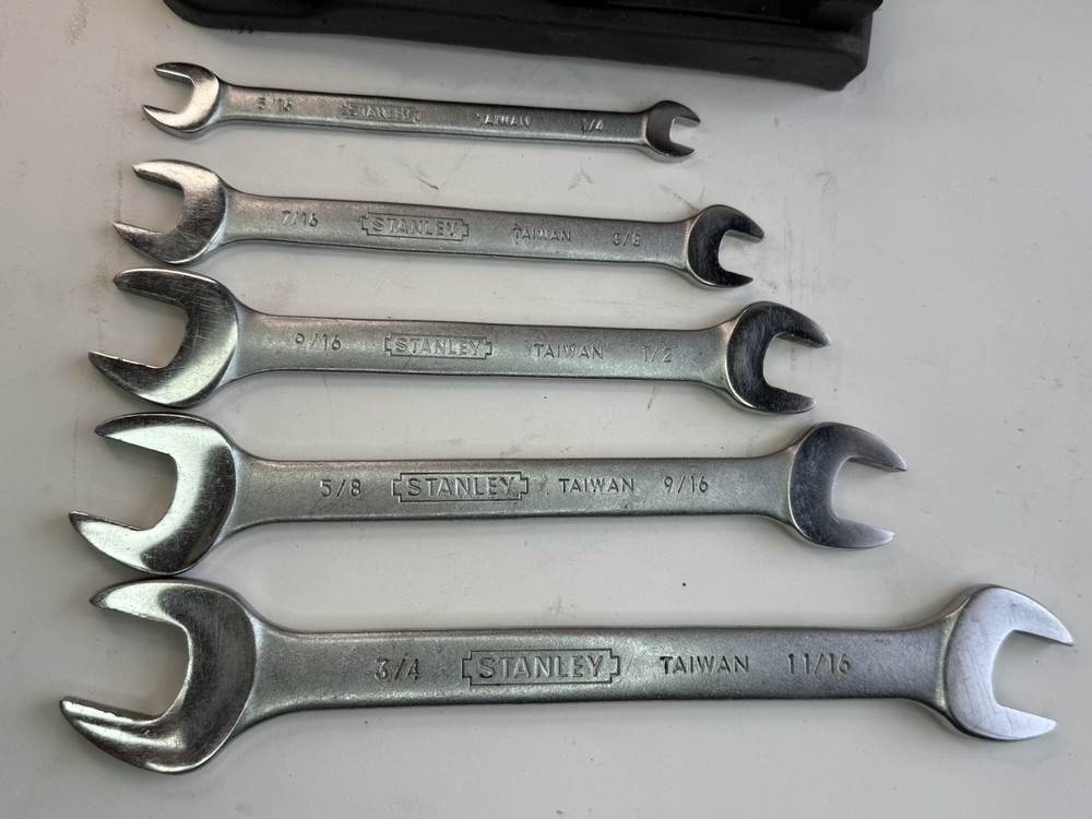 Stanley Open End Wrench Set Taiwan