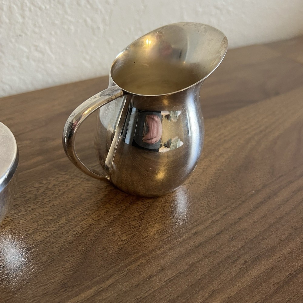 F.B. Rogers Silver Plate Milk And Sugar Set