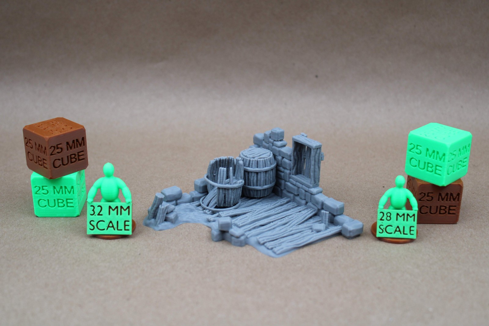 Tabletop Terrain 17 Plus Piece Ruin Scatter Table Set 28mm skirmish rpg wargame