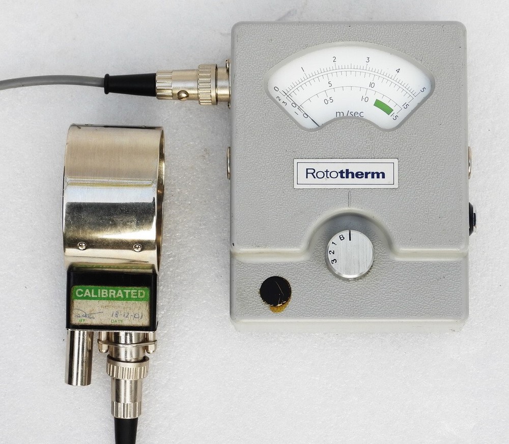 ROTOTHERM FLOMASTER ANEMOMETER WIND WEATHER SPEED TRACKET