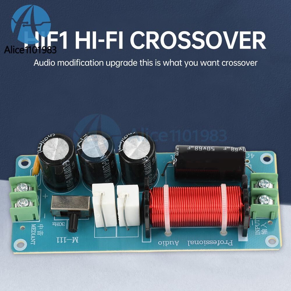 150W Midrange Speaker Frequency Divider Audio Crossover For HiFi Amplifier DIY