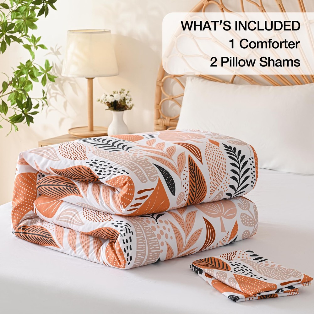 King Size Comforter Set, Cooling Lightweight Summer Bedding Comforter Sets, B...