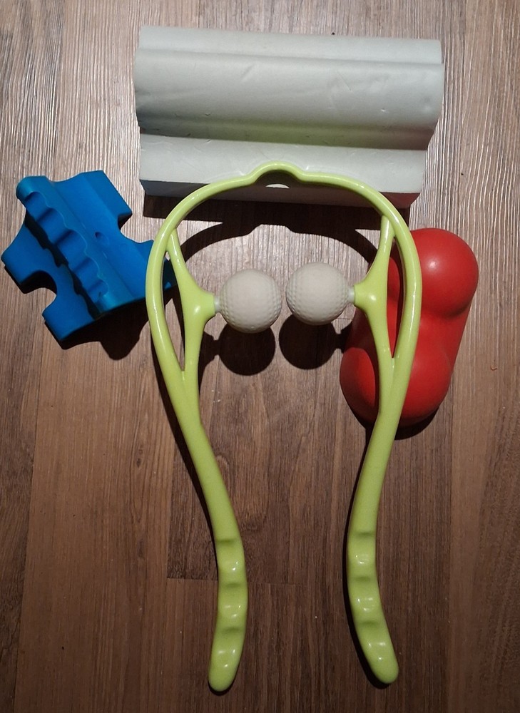 3 Neck Traction & 1 Neck Massage Devices