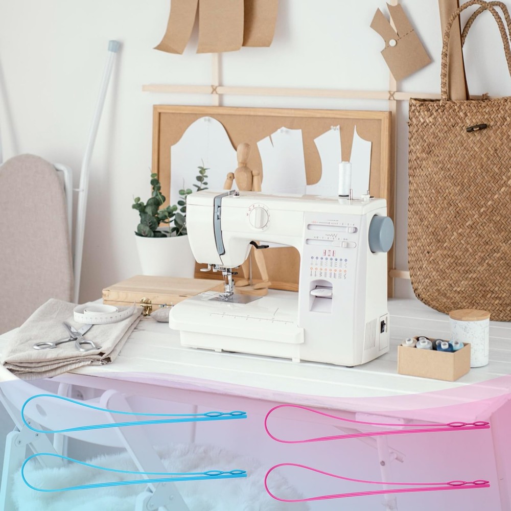 4 Pcs Plastic Flexible Drawstring Threader 23In Easy Threader Drawstring Replace