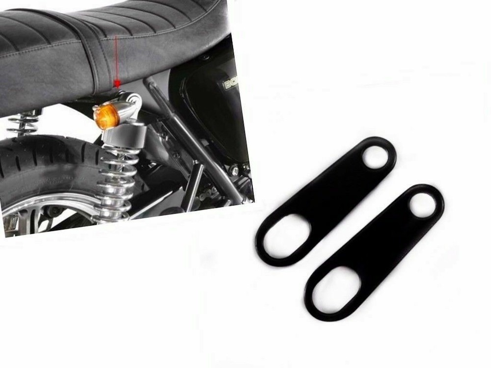 10mm Motorcycle thread Indicator Turn Signal Fork Clamp Mount Ear Shock Brackets