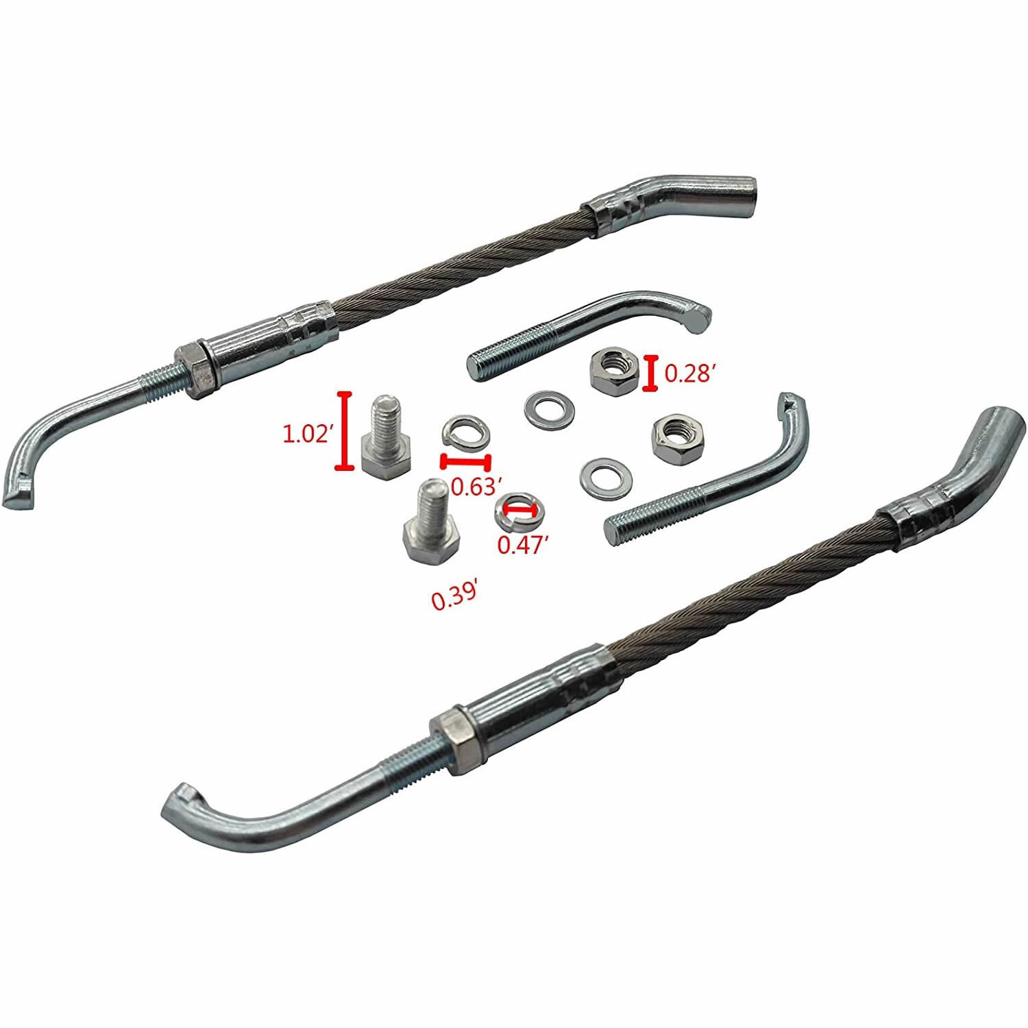 2 PACKS ICE SCRATCHERS WITH CARBIDE TIPS SNOWMOBILE REVERSE COMPATIBLE SNOW