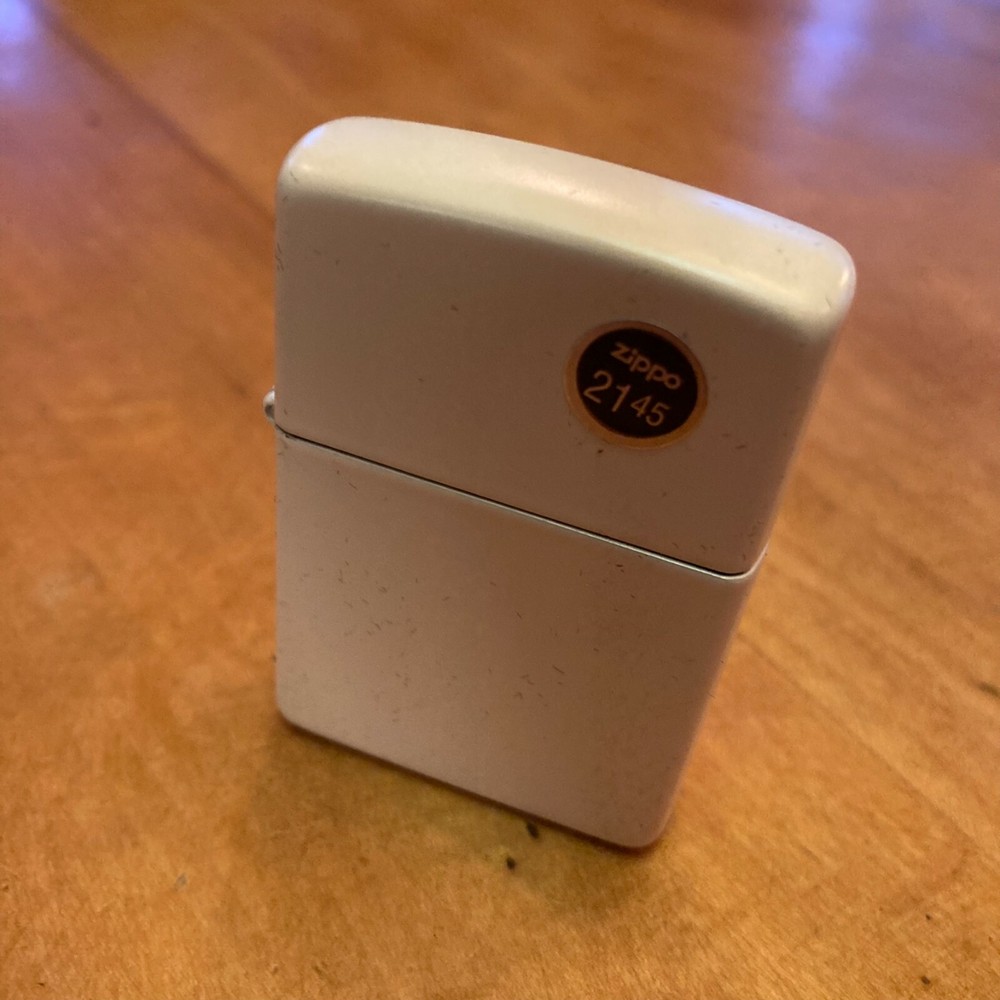 Genuine Zippo White Matte windproof Lighter CASE ONLY No Insert/Box