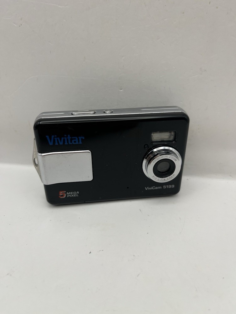 Vivitar ViviCam 5199 Digital Camera 5MP Black – Fully Working – Compact Camera