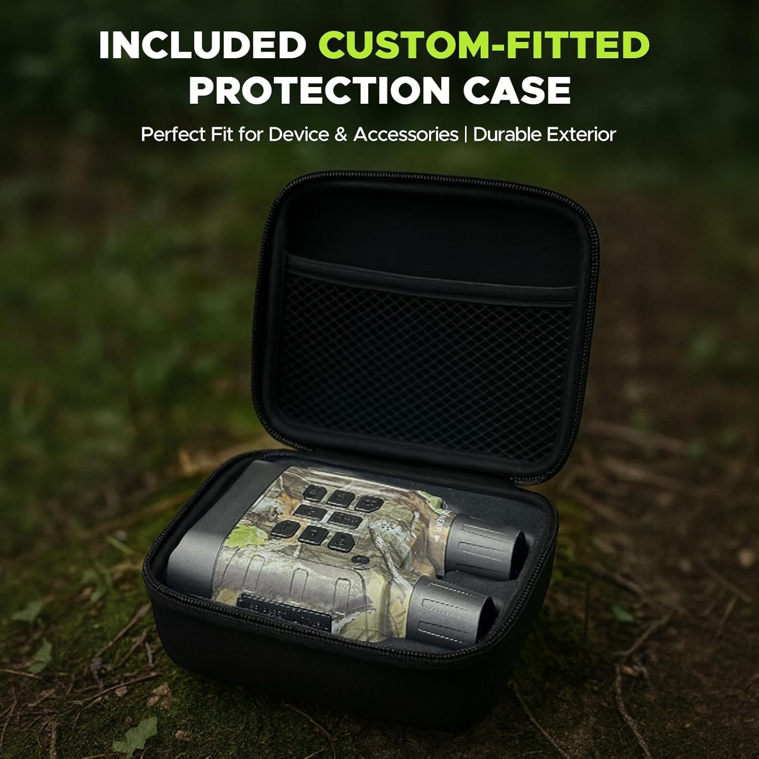 4K 112MP Full Color Night Vision Goggles 18X Zoom Infrared Vision Binoculars US