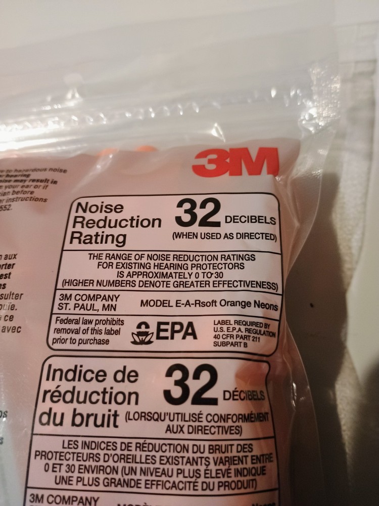 3M Orange Disposable Ear Plugs (80-Pack)