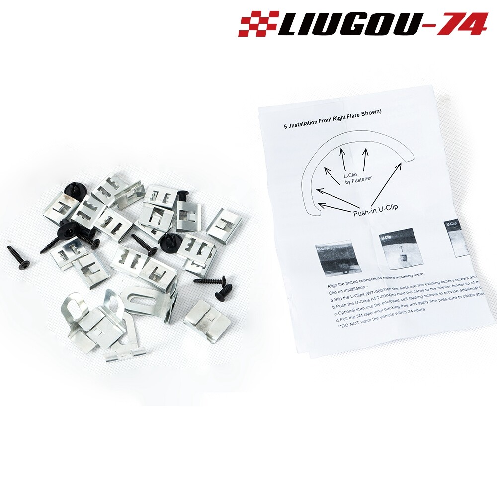 Fit For 2009-2014 Ford F150 Factory Style Front Rear Fender Flares Black USA