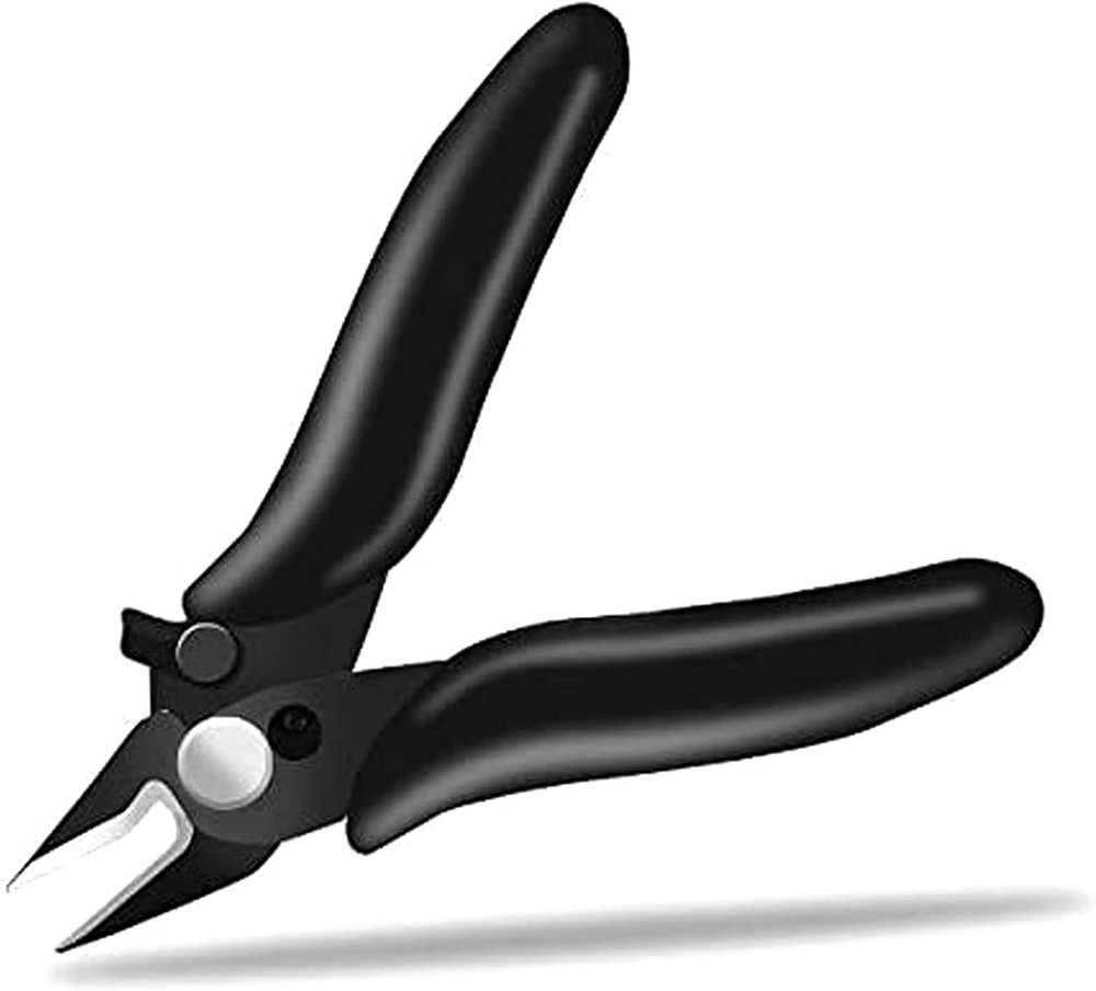 3.5-Inch Mini Wire Cutter with Lock & Spring for Precision Cutting Tasks