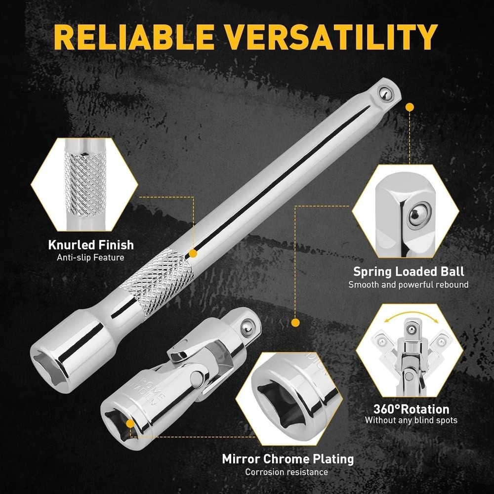 Efficient Spark Plug Socket Set - 12-Piece with Easy Identification & Storage