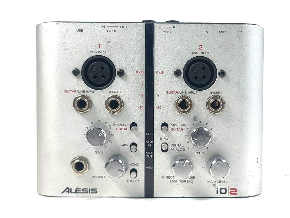 Alesis iO2 USB Audio Interface (C2018-466)
