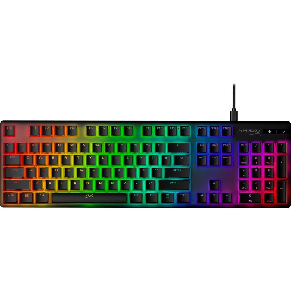 HyperX Pudding Keycaps - Double Shot PBT Keycap Set with Translucent Layer, for