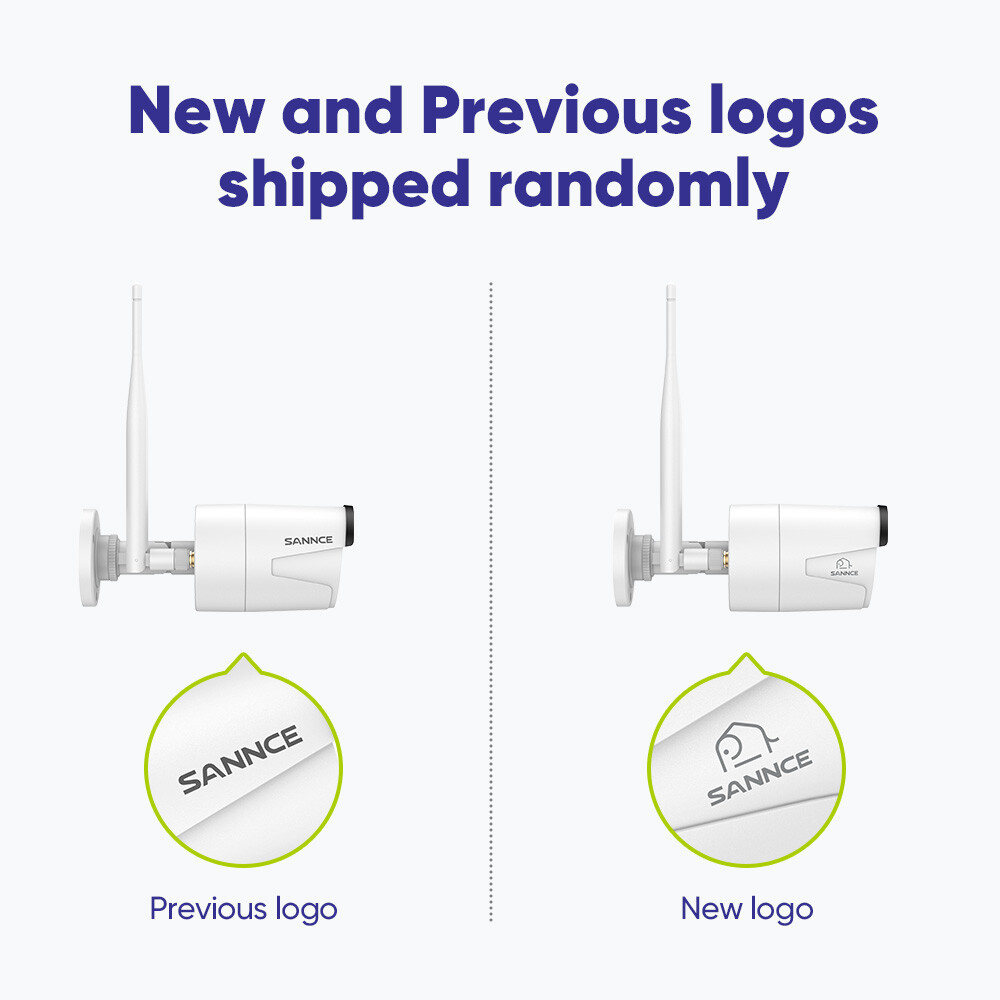 SANNCE Security Camera System Outdoor Wireless Audio Wifi Home CCTV 5MP 8CH NVR