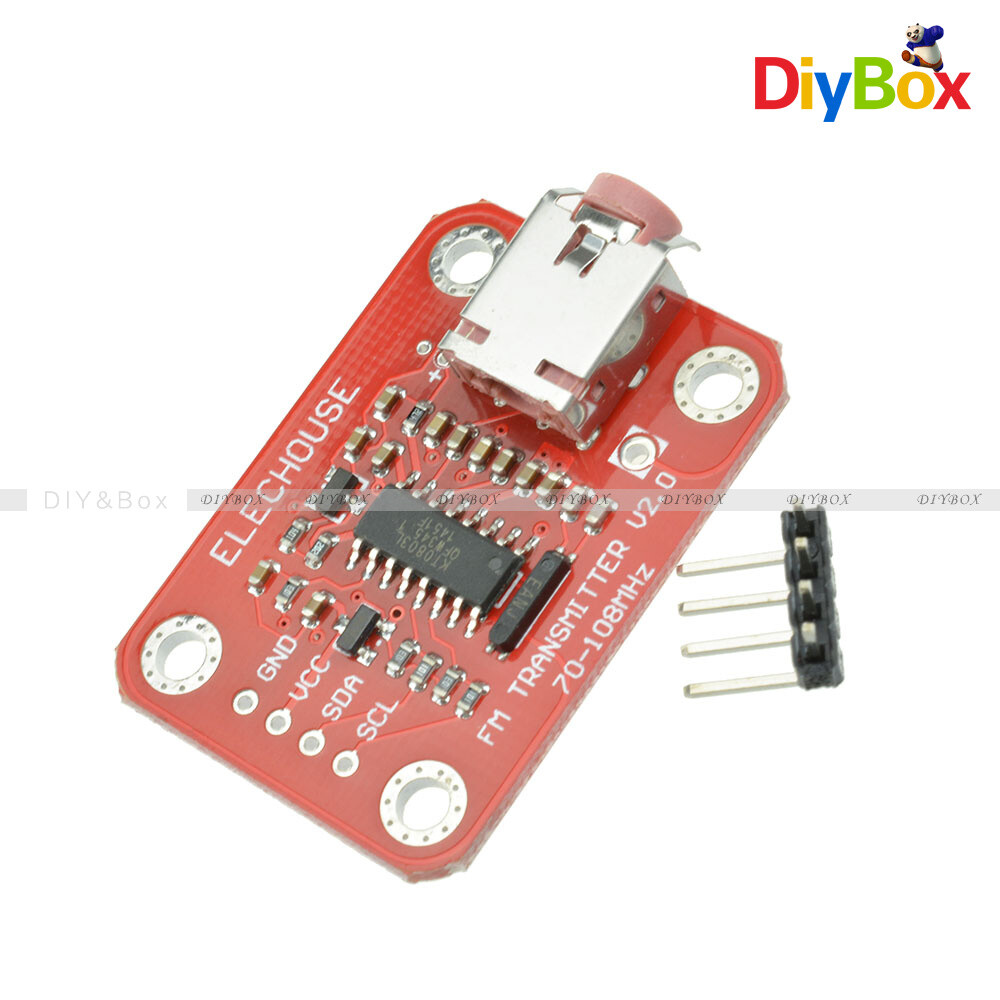 FM Transmitter Module V2.0 FM Radio Digital Module for Arduino Microphone Audio