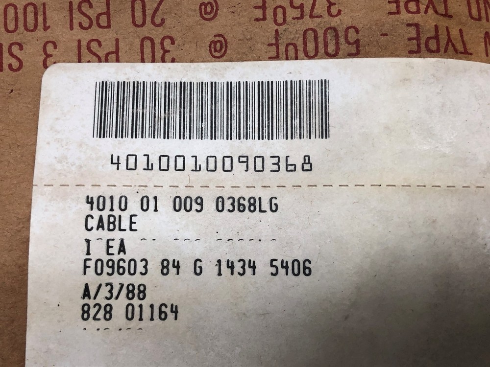 BARR CABLE WIRE ROPE ASSEMBLY