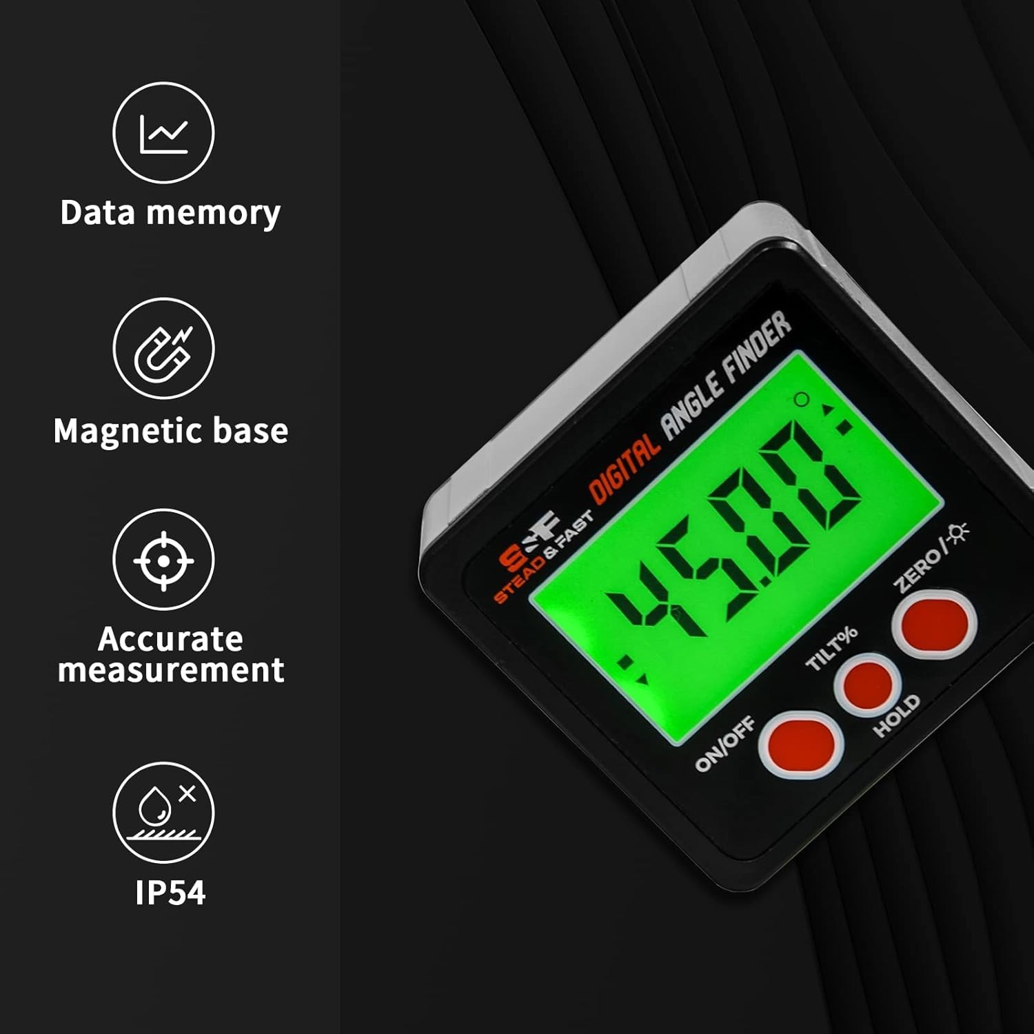 Magnetic Digital Angle Finder Gauge