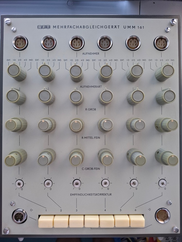 RFT Multiple calibration adjustment device for 5-pin microphones