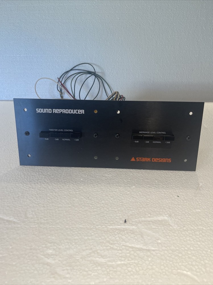 Stark designs sr-1 tweeter level control