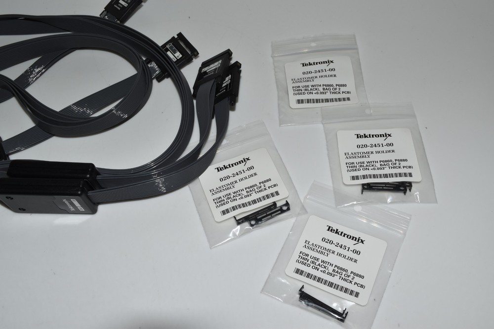 ^^ TEKTRONIX P6880 LOGIC ANALYZER W/ ELASTOMETER HOLDER ASSEMBLY - NEW (TSM106)
