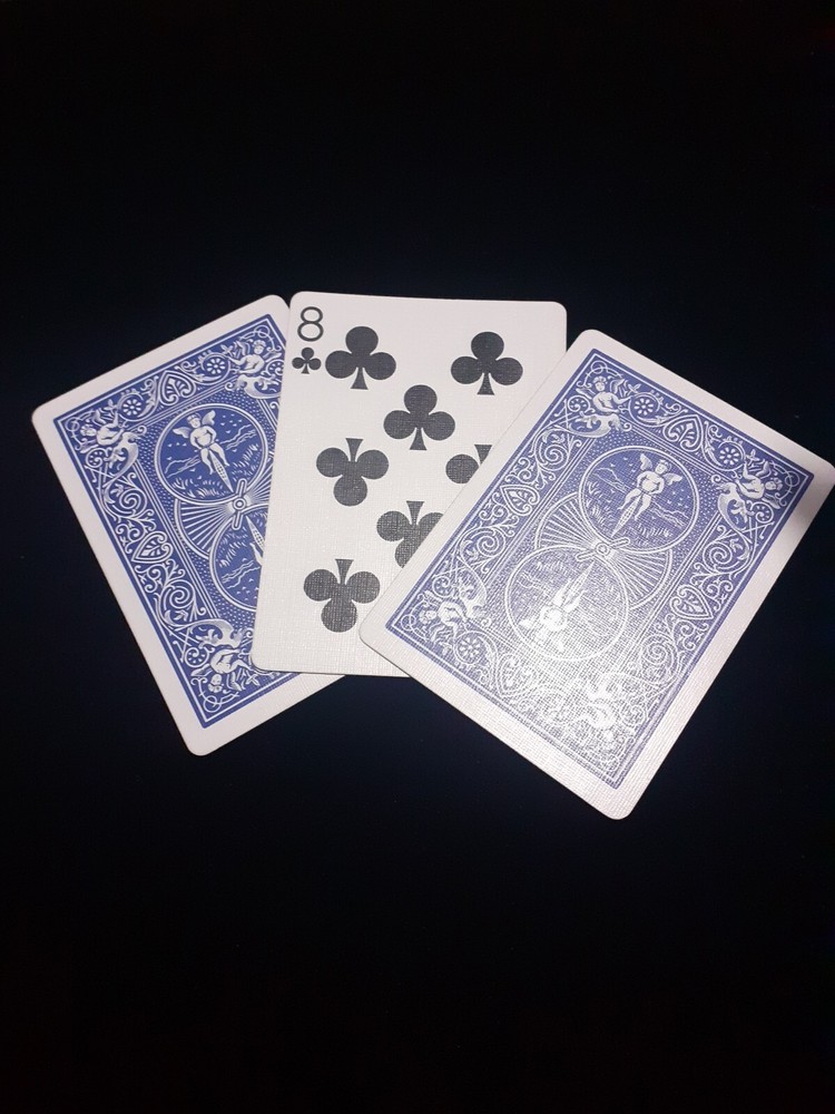 Visual card magic trick