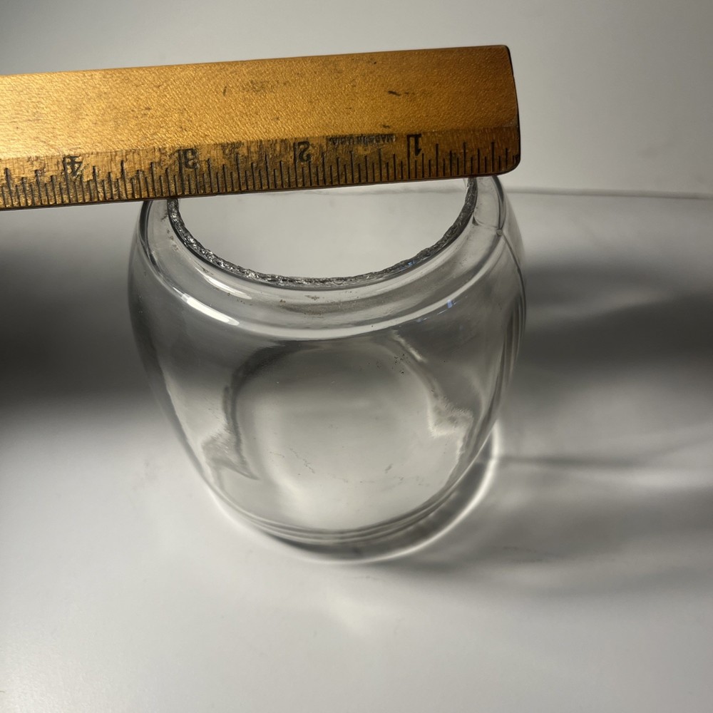 Vintage Clear Glass Lantern Globe ONLY Replacement Globe