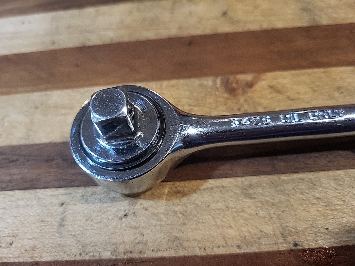 Wright 3426 Ratchet 3/8" Dr. Knurled Ratchet. USA 🇺🇸 EUC 🔥