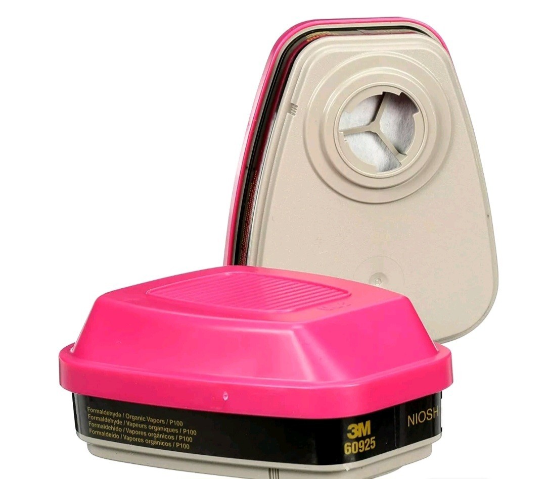 3M60925 Formaldehyde Organic Vapor P100 Replacement Respirator Cartridge Filters