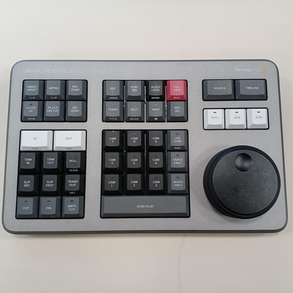 Blackmagic Design DaVinci Resolve Speed Editor Editing Keyboard Console Junk