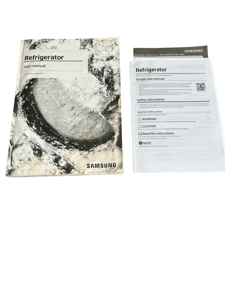 SAMSUNG Refrigerator Model RF22NPEDBSG User Manual Only