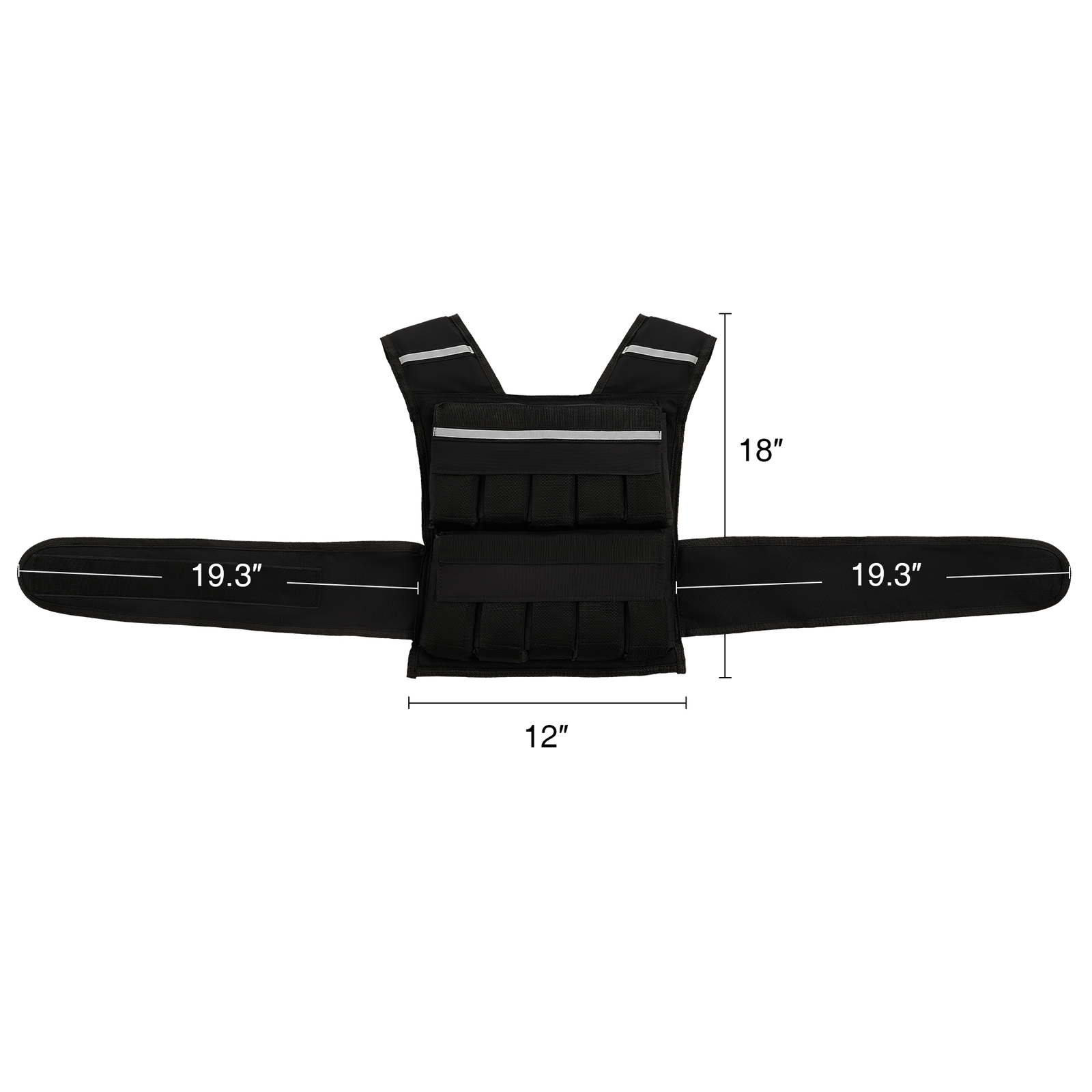 ZELUS 60LB Weighted Vest Adjustable Weight Vest for Men Women Running Workout