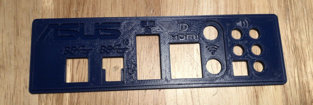 ASUS PRIME B550-PLUS AC-HES Replacement I/O Shield (3D Printed)