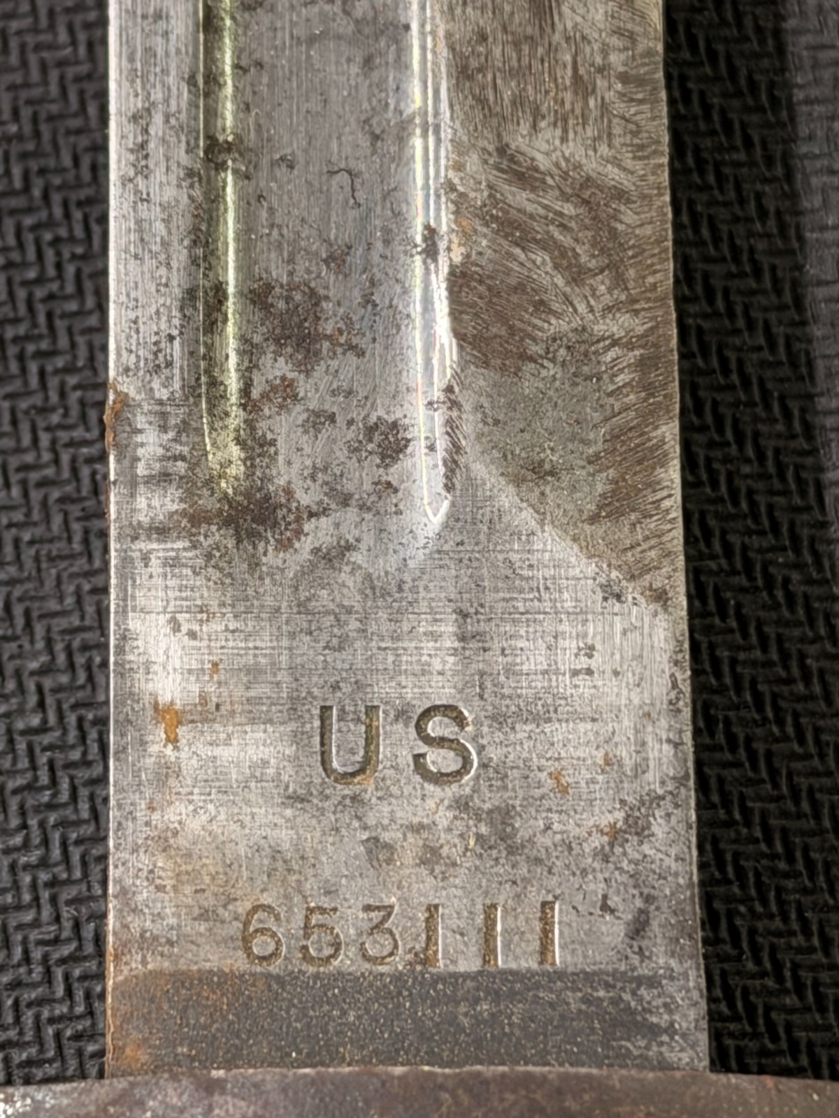 Vintage U.S. Bayonet – S.A. Springfield Armory 1917 – Collectible- Wood Handle