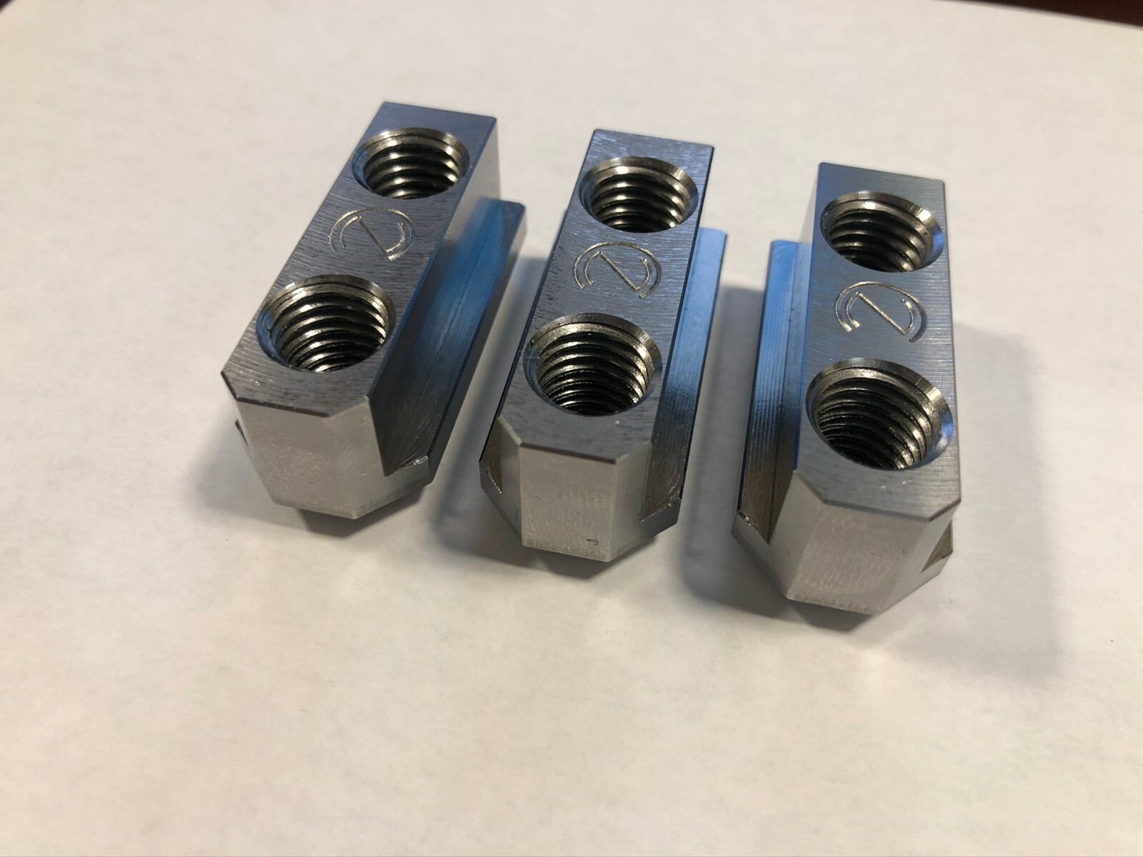 CZ 10" JAWS T-NUT 3 PCS FOR B-210 SAMCHULLY KITAGAWA LATHE CHUCKS 4140