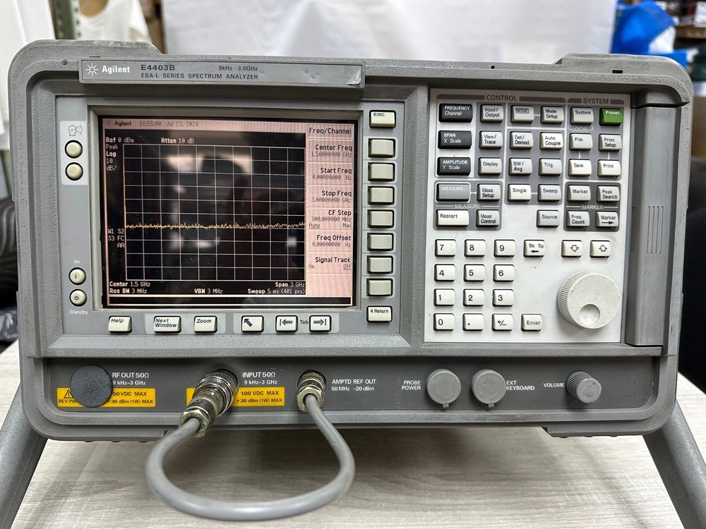 Agilent E4403B ESA Spectrum Analyzer 9khz-3GH Opt 1D5 1DS 1DR 049 B72