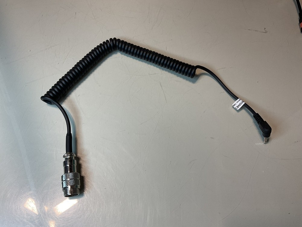 NAC INTERCOM CABLE CBNS04 CB04 Vertex VX and Yeasu FT Aviation helmet Coms cable