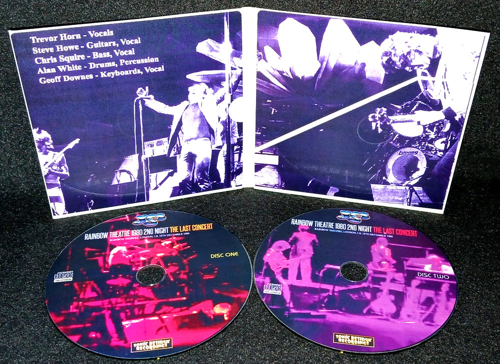 Yes London 1980 Gate Fold 2CD Package NEW