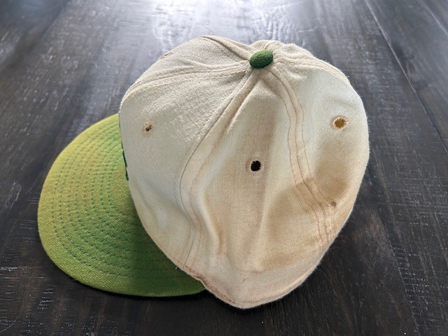 1972-74 Oakland A's World Series Champions Game Used Coaches Hat Jerry Adair #41